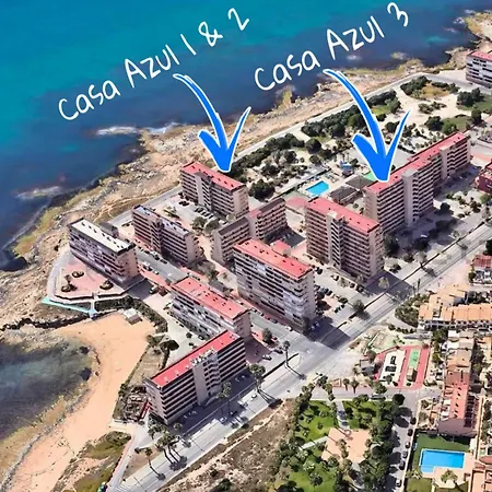 Azul - Casa Azul 1-2-3, Sea View, First Line, La Mata-torrevieja Apartment Torrevieja